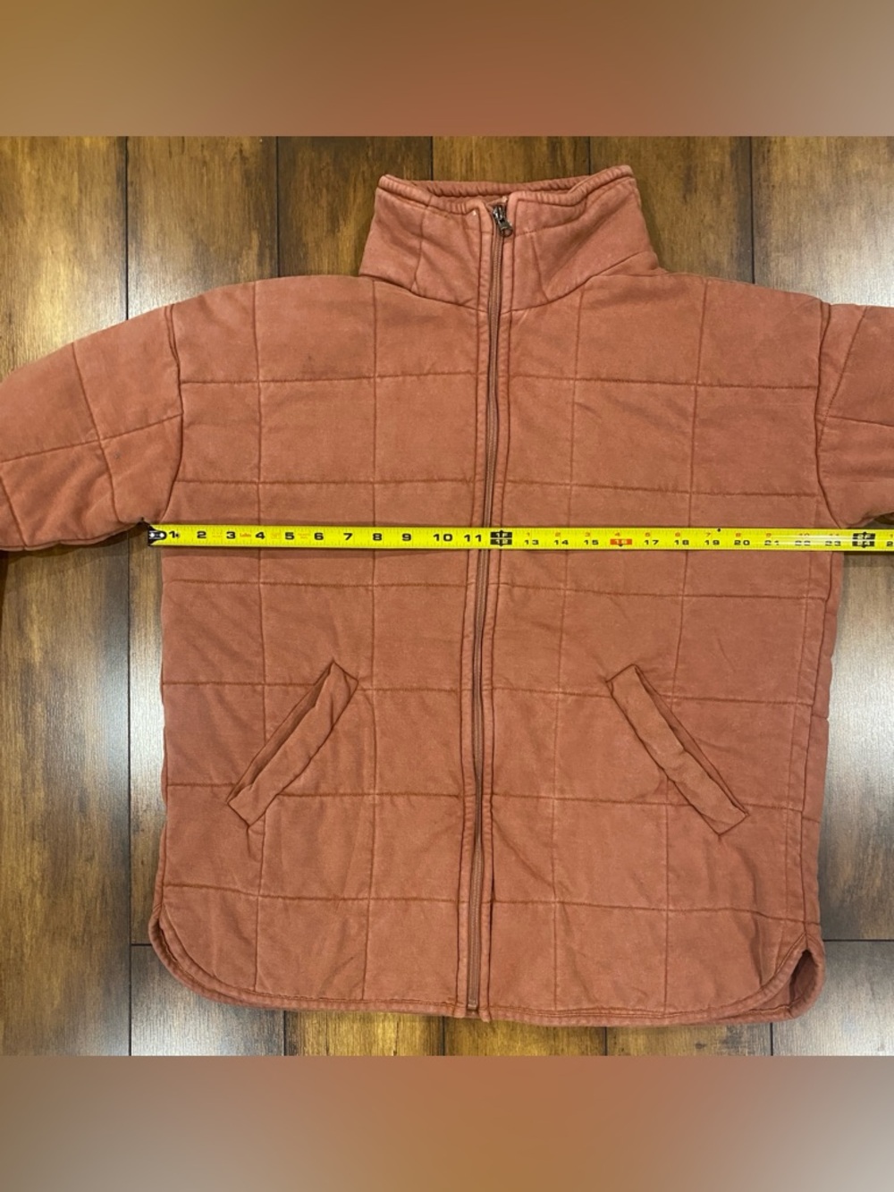 Grace & Lace Dusty Rose Quilted Puffer Jacket - Picture 6 of 6